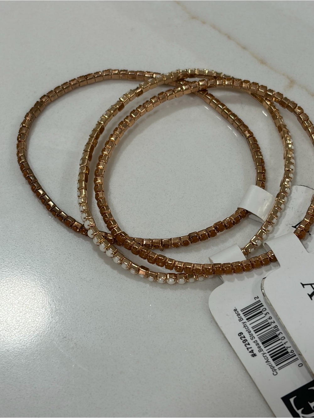 Avenue Gold-Tone Beaded Bracelet Set